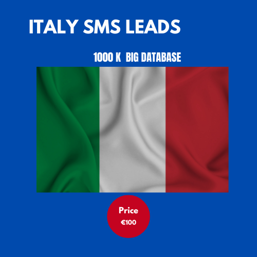 Italy Sms Marketing Mobile Number Database