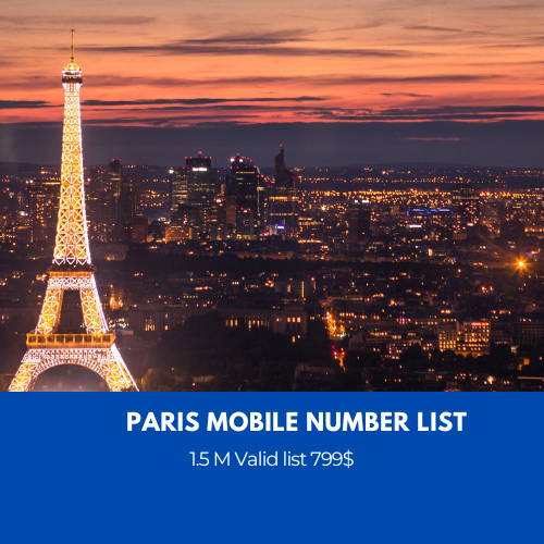 Paris Mobile Number List for SMS Marketing