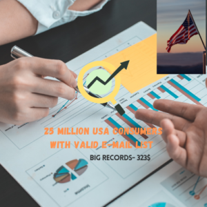 25 million USA Consumers with email list
