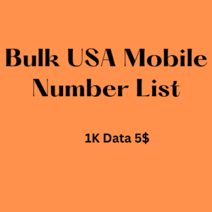 Bulk USA Mobile Number List